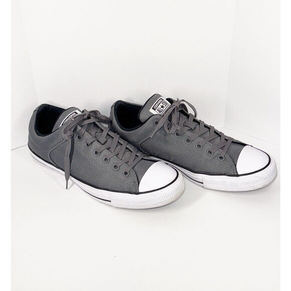 Converse Chuck Taylor High Street Sneaker Low Top Gray Oxfords Skater Men's 11 - Picture 1 of 16